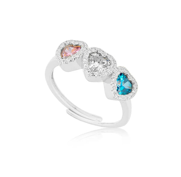 ANELLO 3 CUORI - COLLEZIONE CUORI