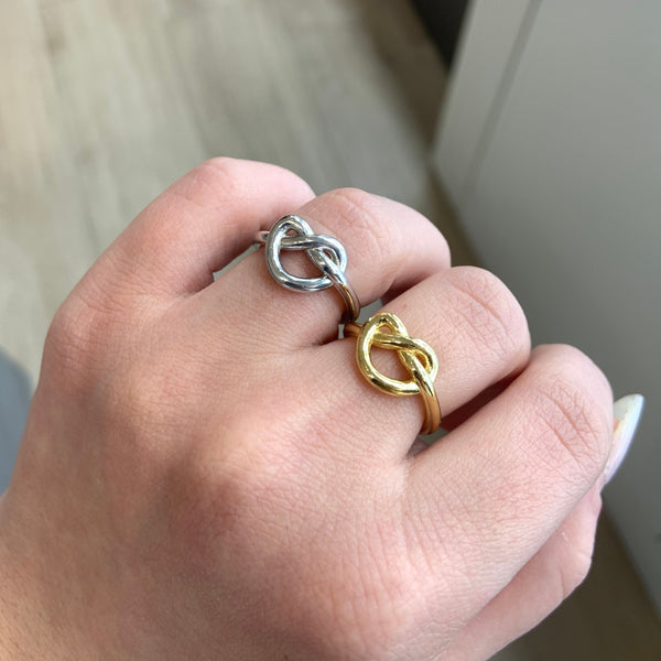 ANELLO CUORE NODO - COLLEZIONE DESIDERI PREZIOSI