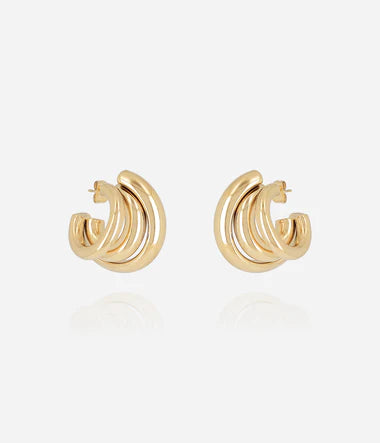 ORECCHINI TRIPLO CERCHIO - COLLEZIONE ZAG