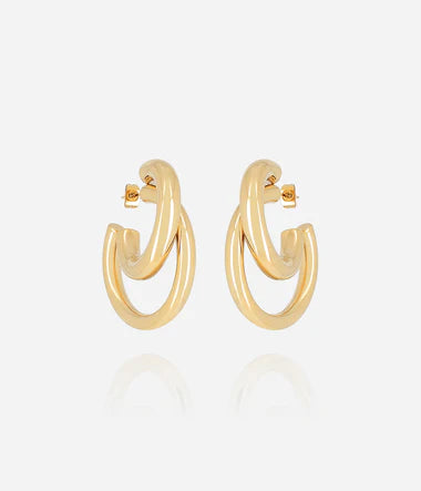 ORECCHINI DOPPIO CERCHIO - COLLEZIONE ZAG