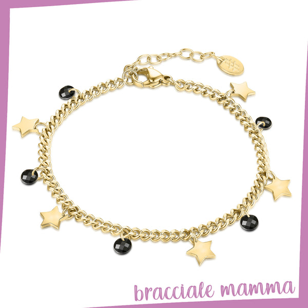 Bracciale Stelle e Cristalli - Collezione Fusion - BRAND