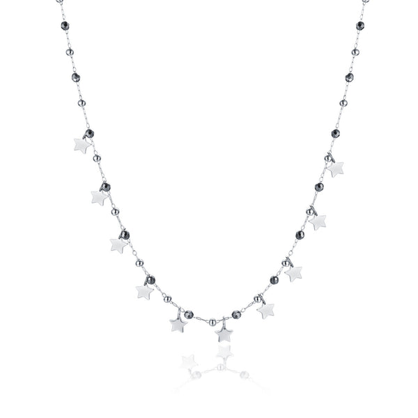 Collana Sfere Stelline ed Ematite - Collezione Fusion - BRAND