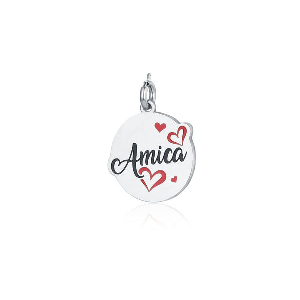 Charm "Amica" - Collezione Pensieri - BRAND